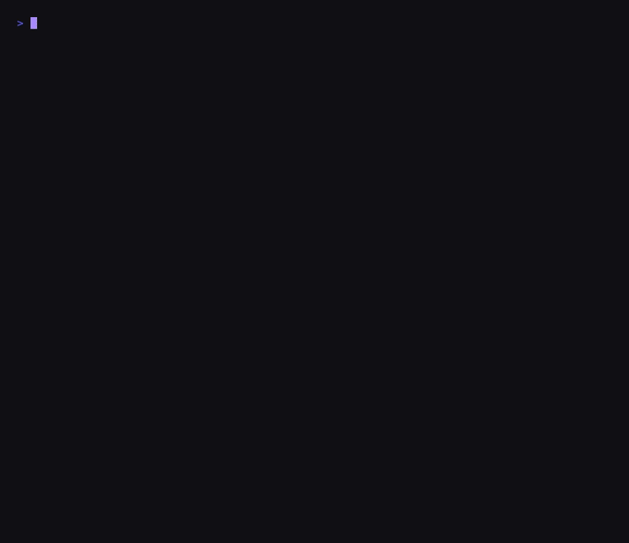 self context renders the project's current truth in the terminal